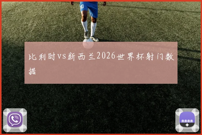比利时vs新西兰2026世界杯射门数据